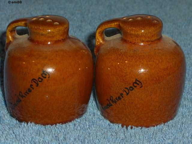 Jug shakers glazed Osage brown